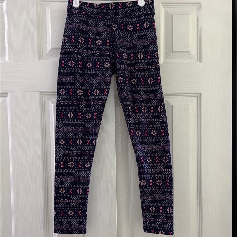 🩷💙 Shosho Kids Leggings with Pink and Blue Pattern 💙🩷